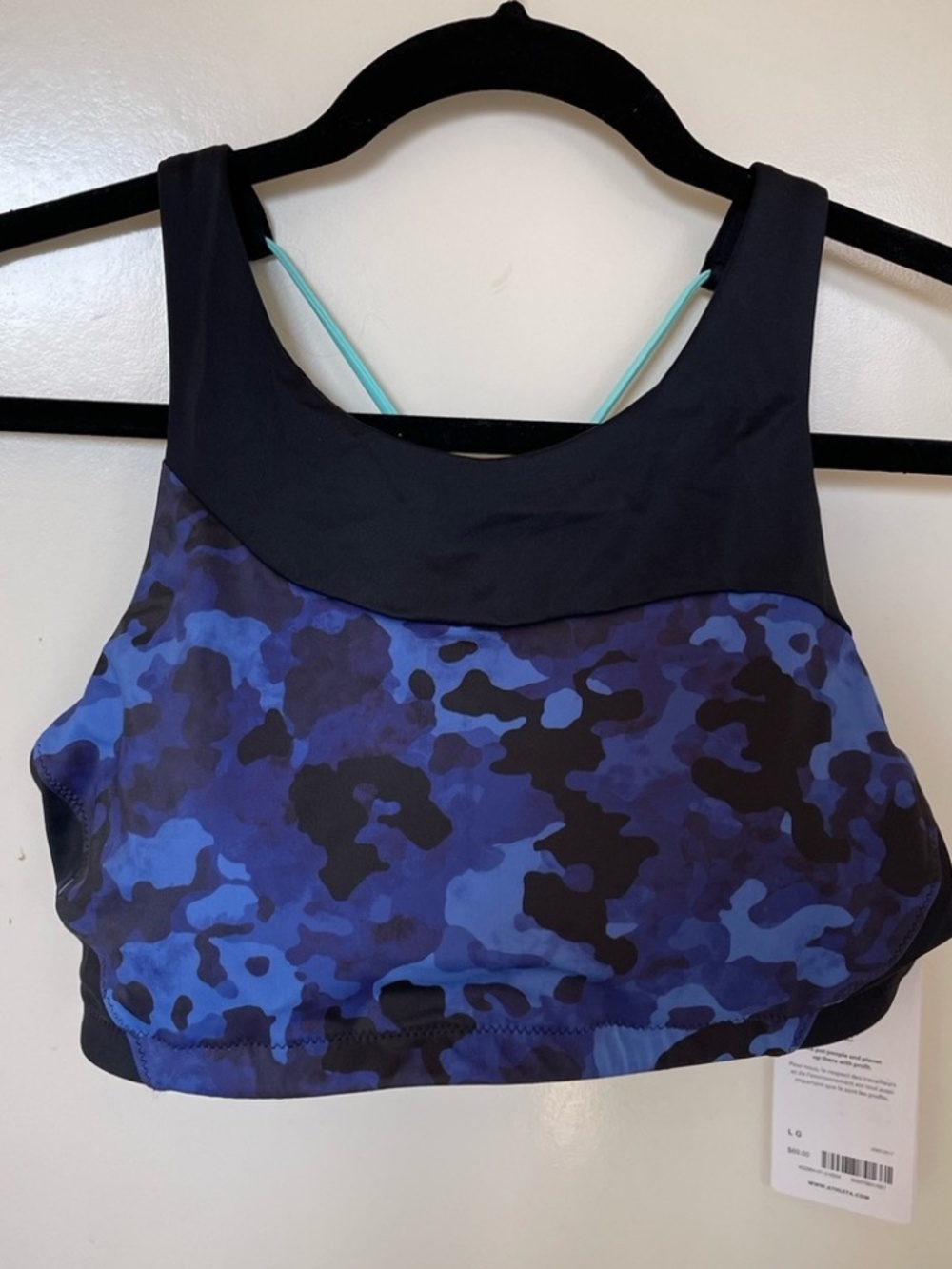 Athleta Bikini Top Size Large New without tags